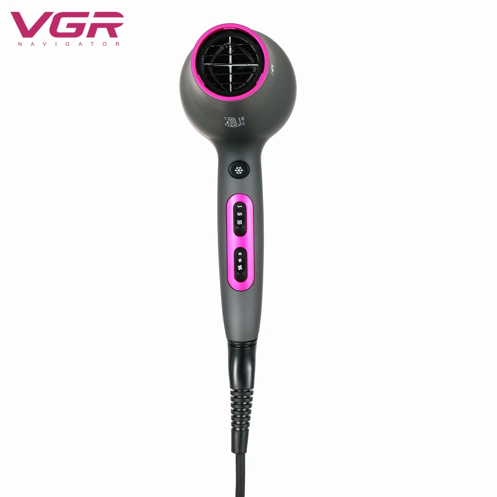 VGR 402เครื่องเป่าผม Professional Personal Care Salon UNfoldable Handle ความร้อน Anion Balance ที่มีประสิทธิภาพ V402