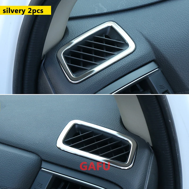 

For Honda CR-V CRV 2017 2018 2019 2020 2021 Chrome Dashboard Air Vent Trim Cover Bezel Interior Garnish Car Accessories