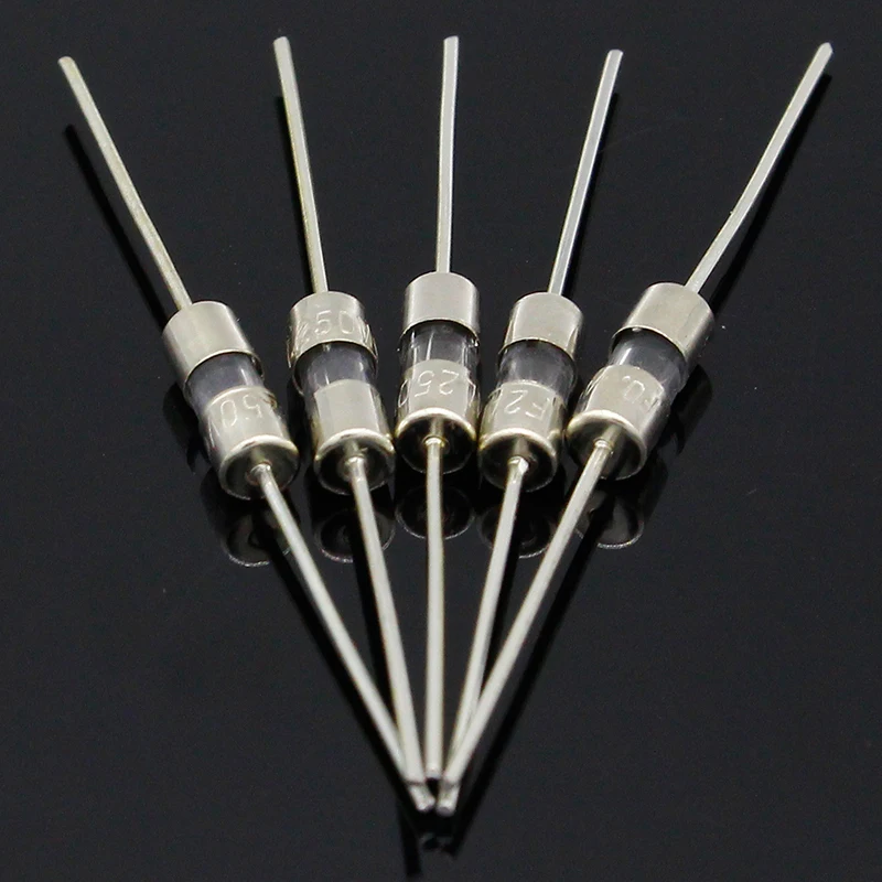 50pcs/lot 3*10mm 5 Values FUSE Assorted Kit M125 With Pin Electronic Components 0.5A 1A 2A 3A 5A