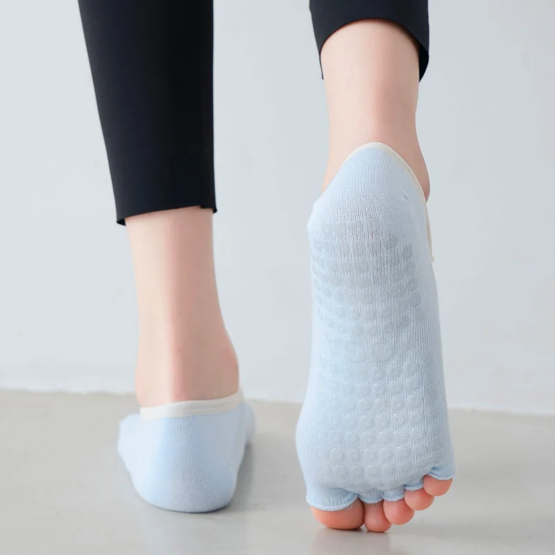 Women’s Breathable Yoga Socks with Silicone Grip