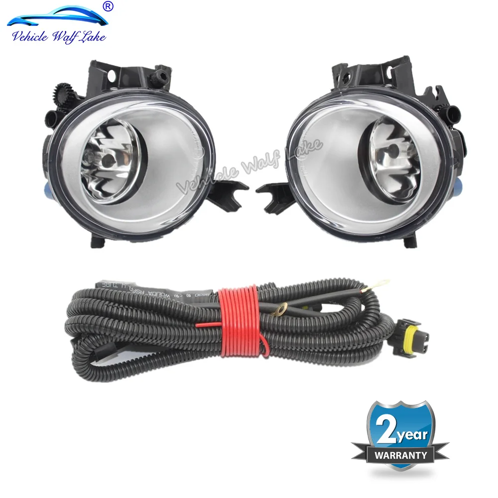 

2pcs Fog Light For VW Touareg 2002 2003 2004 2005 2006 2007 2008 2009 2010 Car Front Halogen Fog Light Fog Lamp With Wire Bulbs