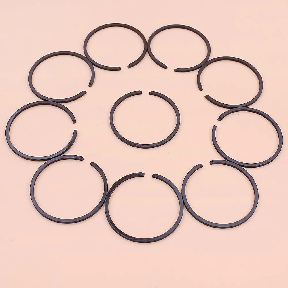 10 teile/los Kolben Ring Set Für String Hedge Trimmer Strimmer Kettensäge Garten Werkzeug Ersetzen Ersatzteil 33mm x 1,5mm