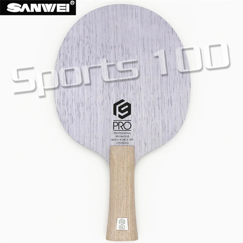 

SANWEI Table Tennis Blade V9 PRO 9 ply pure wood All-around pips-long ping pong racket bat paddle