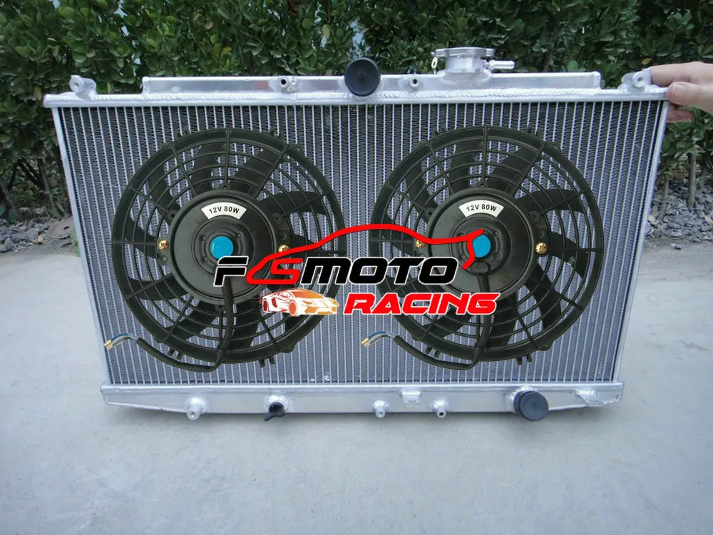 Aluminum Radiator For 1998-2002 Honda Accord SIR DX EX LX SE Value Package L4 2.3L & OR With FAN 1999 2000 2001 F20B