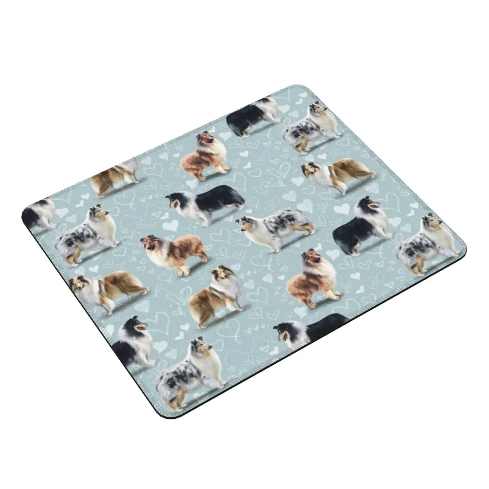 The Rough Collie Mouse Pad DIY Print Cushion Rough Collie Collies Scotch Scottish Lassie Dog Dogs Puppy Puppies