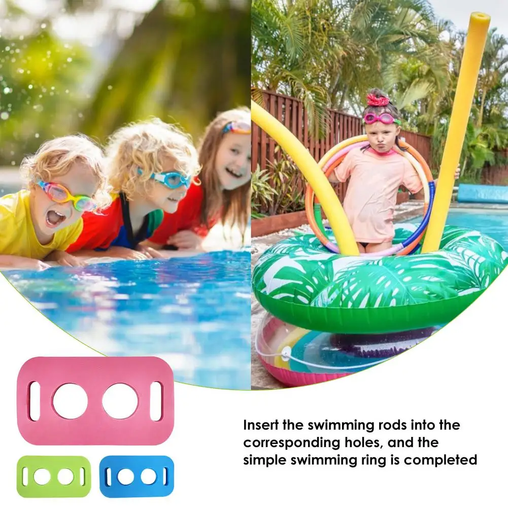 New Pool Noodle Connector With 2 Cross Holes Pool Noodle Accessory Pool Swimming Swim Noodles Builder Water Piscina Toy