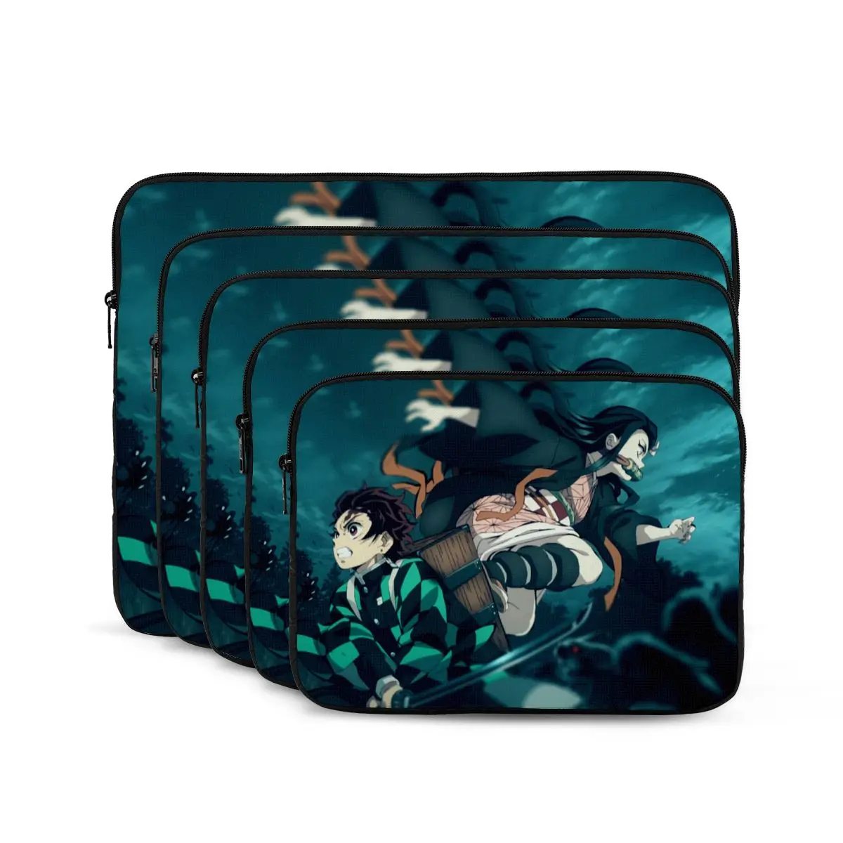 Demon Slayer_ Kimetsu No Yaiba Computer ipad Laptop Cover Case17 15 13 12 10 Inch Laptop Sleeve Bag Portable Cover Fundas Pouch