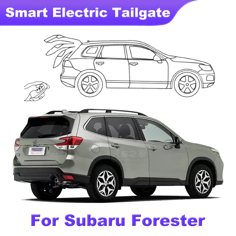 For Subaru Forester SJ/SK 2014-2024 Car Accessories Automatic Electric Tailgate Trunk Lids Lift Rear Door Remote Foot Sensor