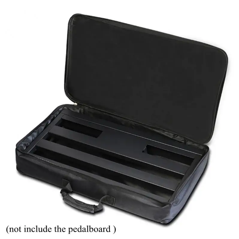 Imagem -04 - Universal Portable Guitar Effects Pedal Board Gig Bolsa Soft Case Grande Estilo Faça Você Mesmo Guitar Pedalboard Acessórios de Armazenamento