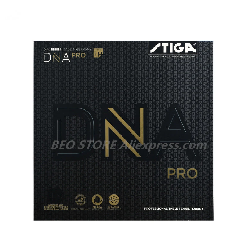 STIGA DNA PRO M DNA PRO H Tischtennis Gummi Pips-in Original STIGA DNA Ping Pong Schwamm – Detail 8