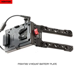 Hontoo FX6 V-lock V Mount Battery Plate Power Supply System for SONY PXW-FX6 Film Camera VS TILTA