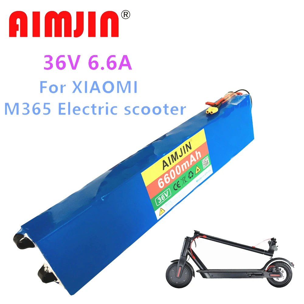 

Original Brand New 10S3P 36V 6.6Ah for Xiaomi M365 Pro Dedicated Battery Pack 36V Battery 6600mAh Electric Scooter Bms