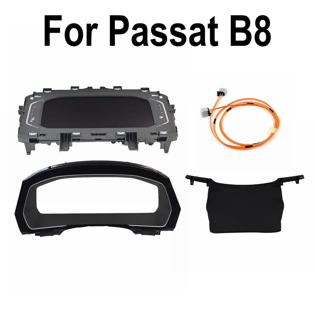 LCD digital instrument panel LCD instrument Virtual cockpit  for VWPassat B8 with frame and wire 3GB 920 790 3GB920790