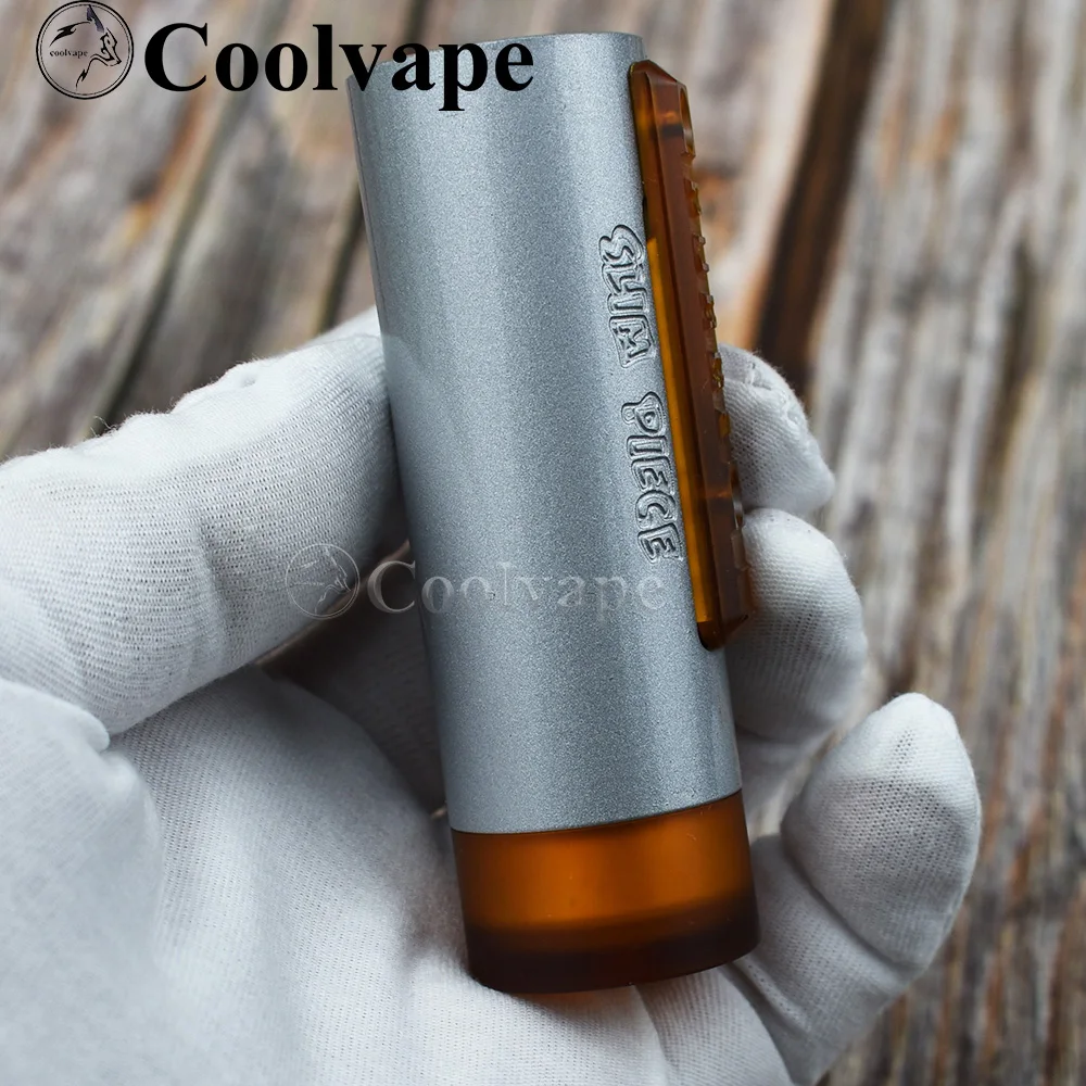 Wolf coolvape Slam kawałek mod Slam 18650 boczny e-papieros mechaniczny mods 25mm mosiężny vape fit THC Tauren Solo RDA