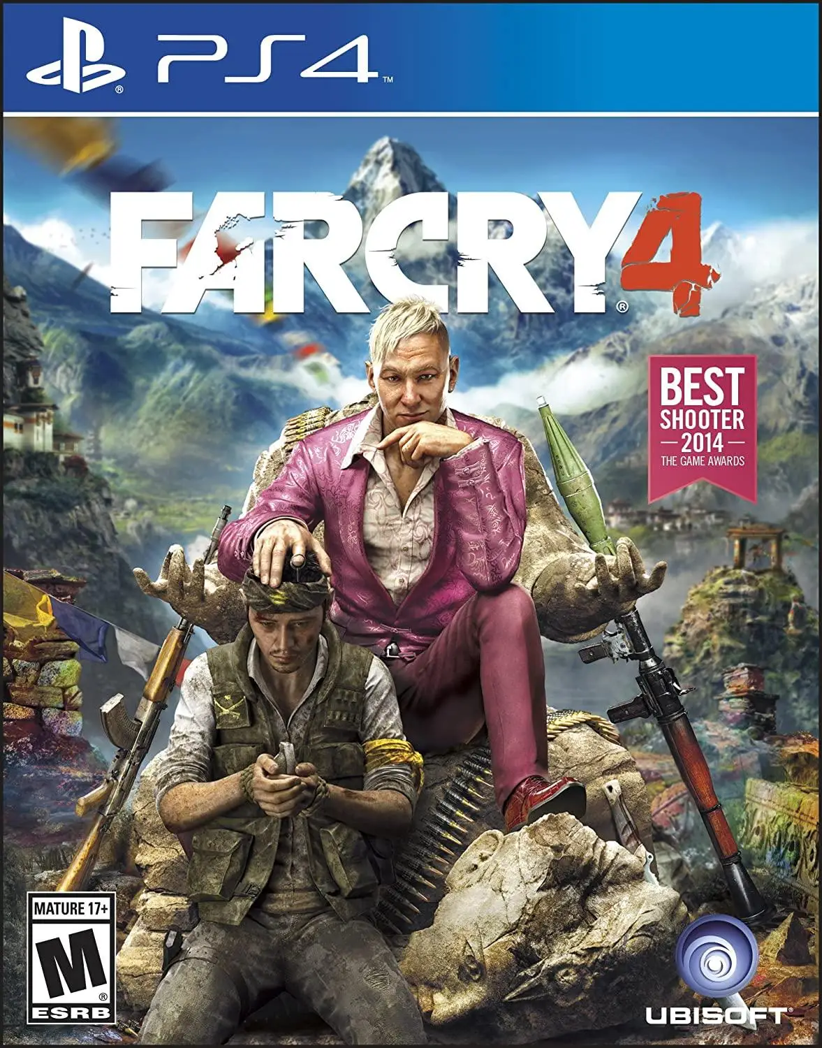 Far Cry 4 PS4 Gaming Original Product Playstation 4 Video Game Console The Most Fun Popular Activity