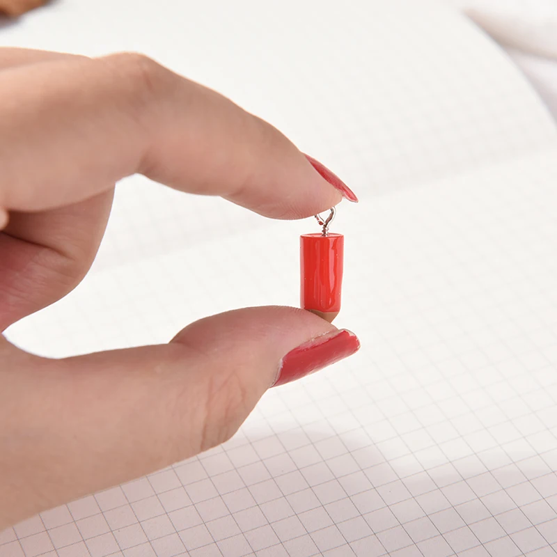 10 قطعة قلم رصاص الراتنج قلادة Charms لطيف جدا المفاتيح قلادة قلادة قلادة للزينة DIY بها بنفسك