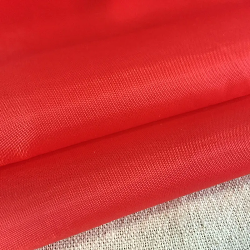 1*1.5m Polyester  Thin And Lightred Red Taffeta Fabric Textile Flags material