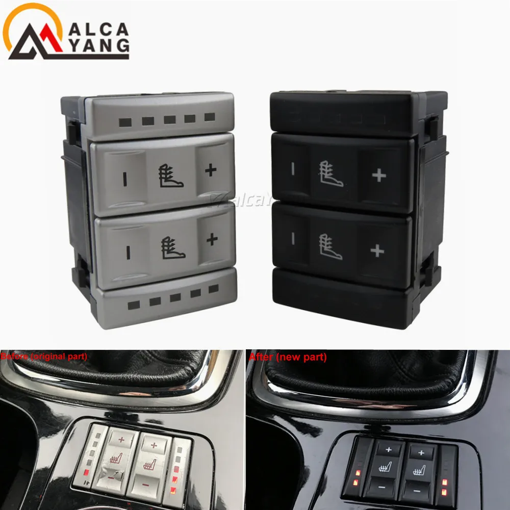 New Car Black/Silver Seat Heating Button Control Switch For Ford S-MAX 2006 -2015 Mondeo MK 4 2007-2015 Galaxy car accessories