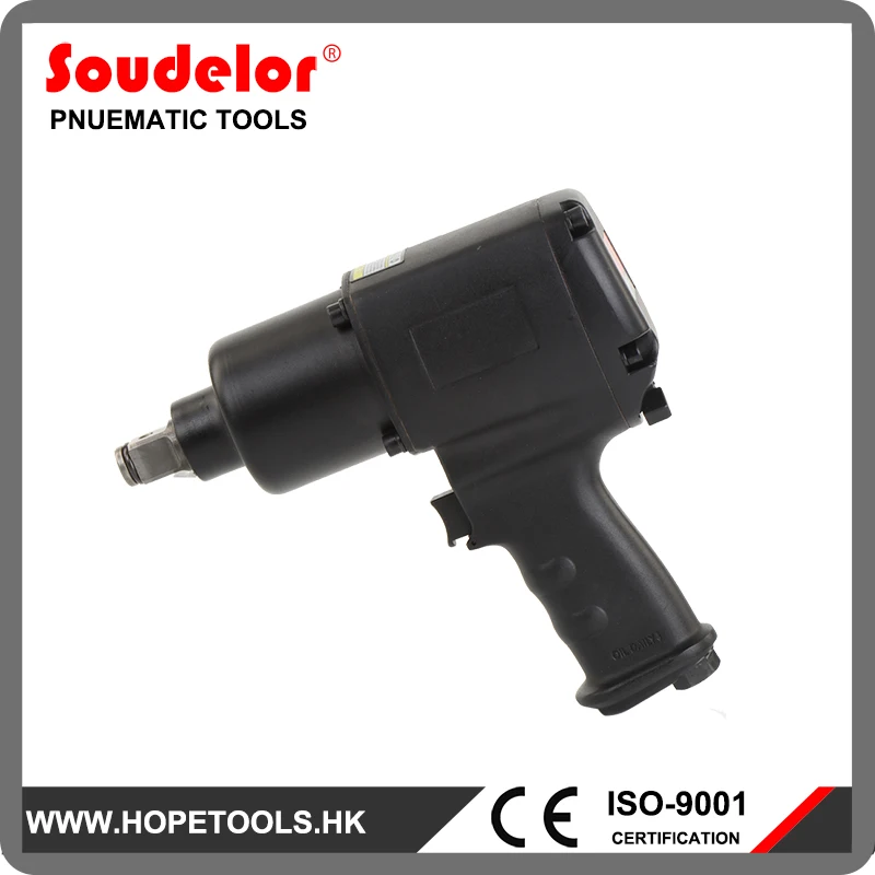 

Ui-1101 Pneumatic Tools Powerful Repair High Torque 3/4" Air Aluminum Twin Hammer Impact Wrench Gun