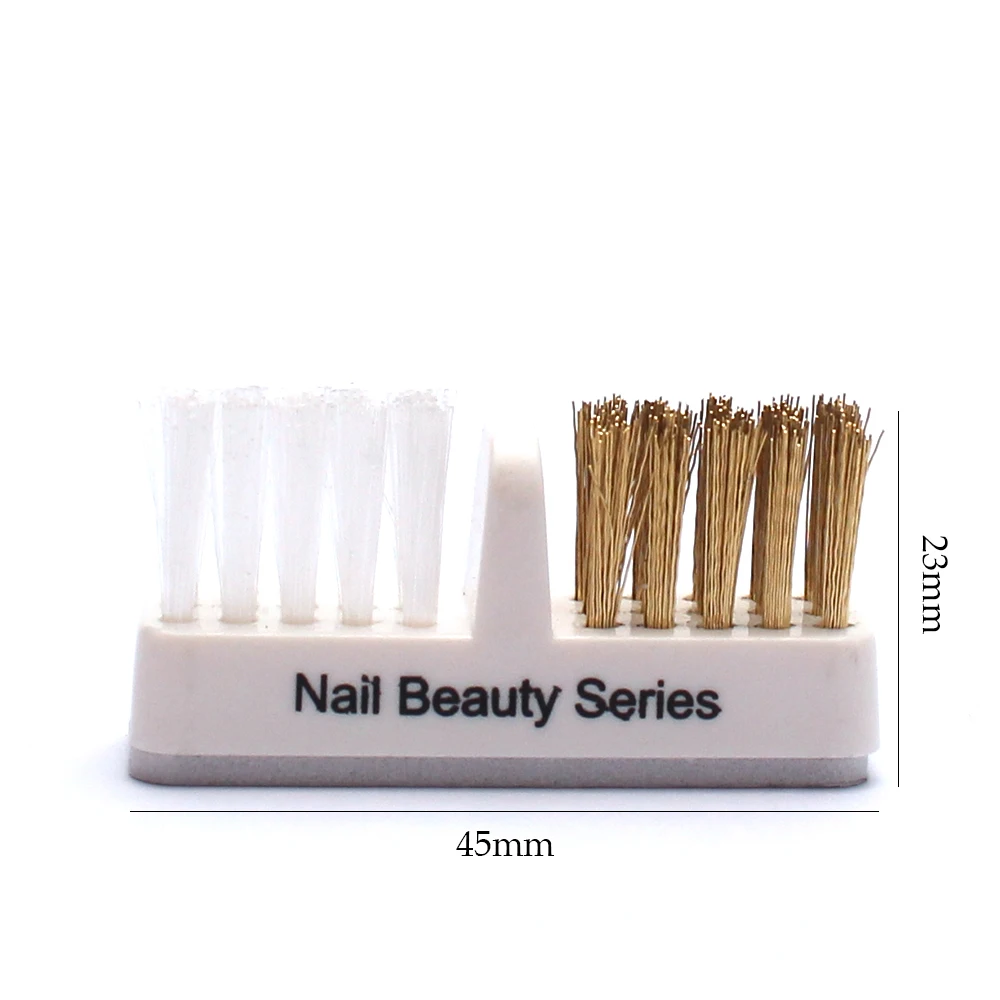 1Pc Nail Drill Manicure Brushes For Nail Accessories Cleaning Brush Cleaner Nail Drill Bit Clean Tool Copper Wire Drill Brush