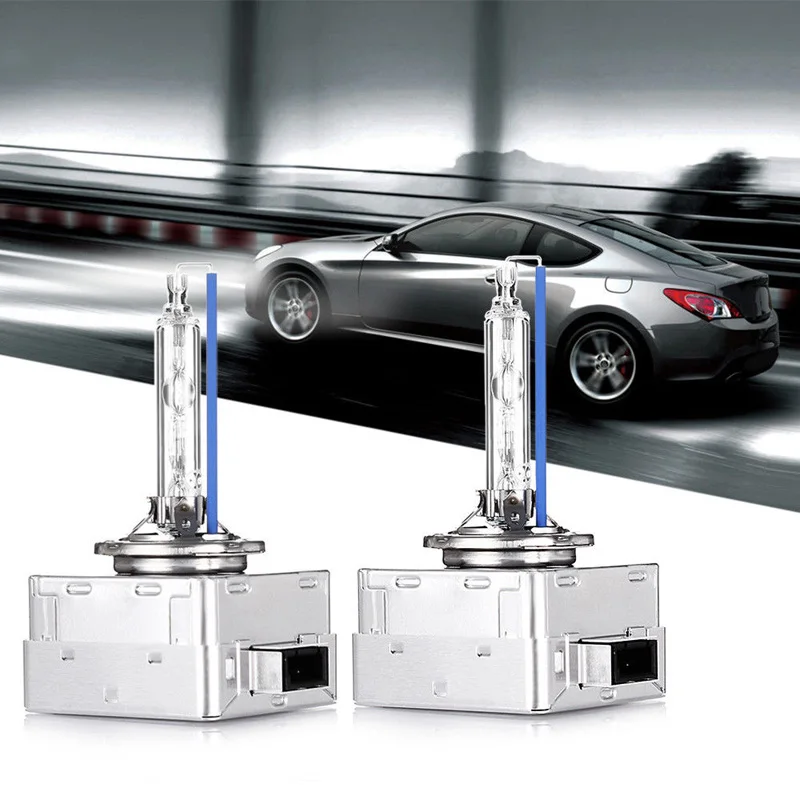 Philips D1S 6000K 35W Xenon Ultinon HID Super White Light Car Upgrade Headlights Quick Start for Car Original Lights, Pair