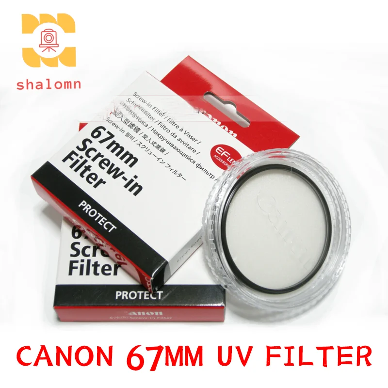 New Original 67mm UV Filter For Canon 100 2.8L IS 10-18 18-135 STM 70-200 4L Camera Lens