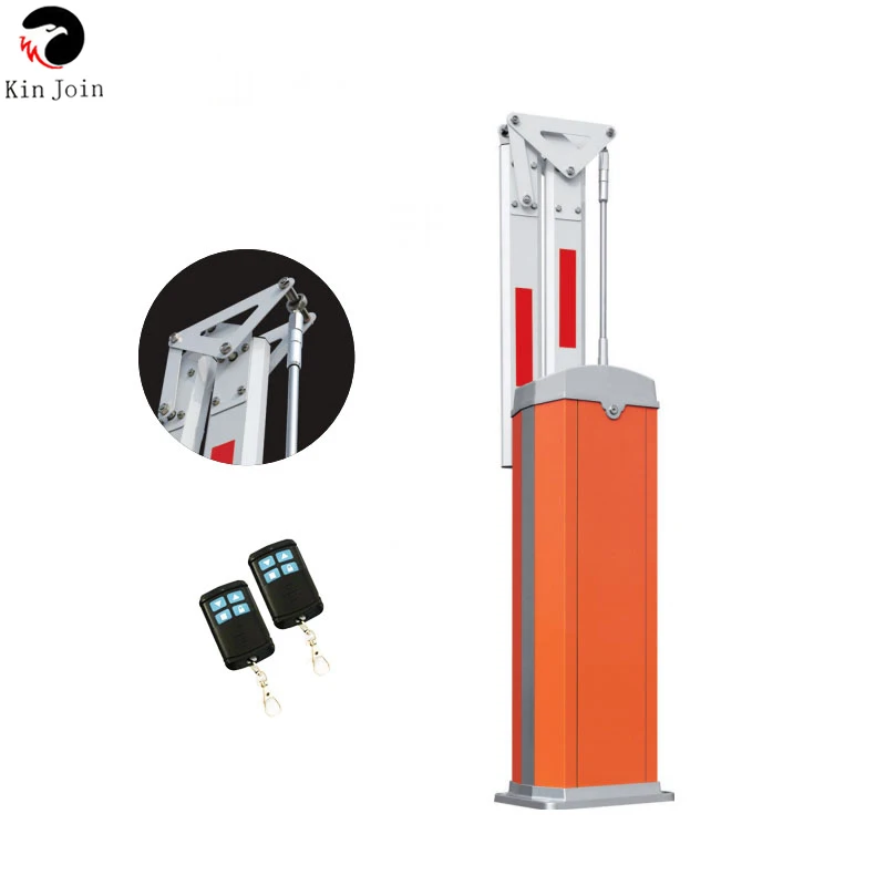 KINJOIN Automatic Parking Barrier Gate Opener Open Up Is 90 Degree And Close Down Is Straight 180 Degree Kit Optional
