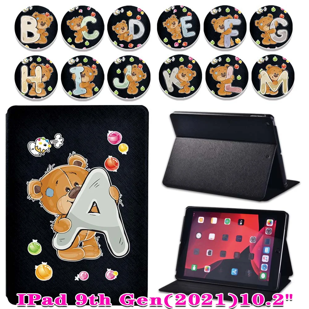 

For Apple IPad 2021 9th Generation 10.2 Inch Scratch Resistant Foldable Leather Tablet Protective Case for IPad 2021 9th Cover