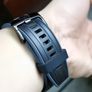 5Pc สีดำนาฬิกา18มม.20มม.22มม.24มม.แหวนยางซิลิโคนนาฬิกาอุปกรณ์เสริมผู้ถือ Locker Band Keeper