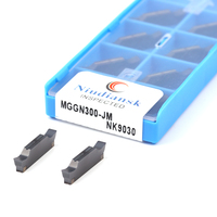 10pcs MGGN150 MGGN200 MGGN300 MGGN400 JM NK9030 CNC Lathe Processing Carbide Insert Grooving Blade Slotting Cutting Turning tool