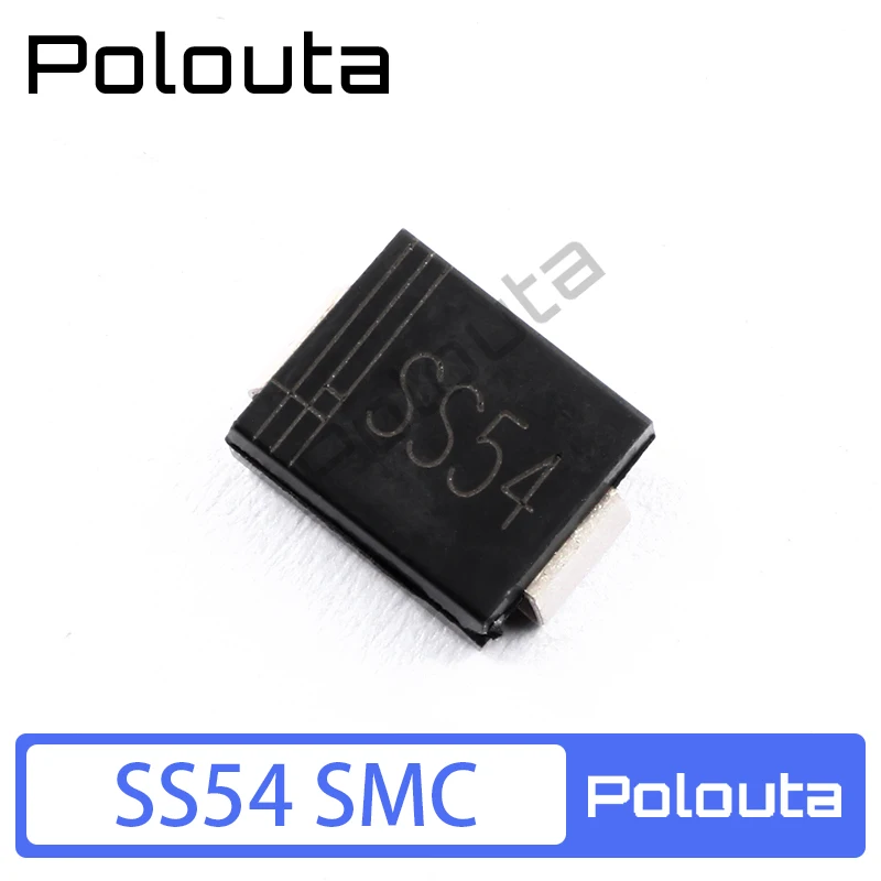 10 Pcs/Set Polouta SS54 SMC 5A/40V Diode Patch Schottky Diodes Diy Electric Acoustic Components Kits Arduino Nano