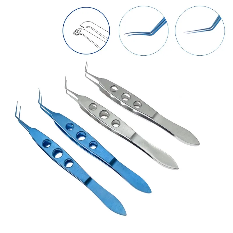 New Utrata Style Capsulorhexis Forceps Ophthalmic Surgical tools Pet Veterinary surgical instruments