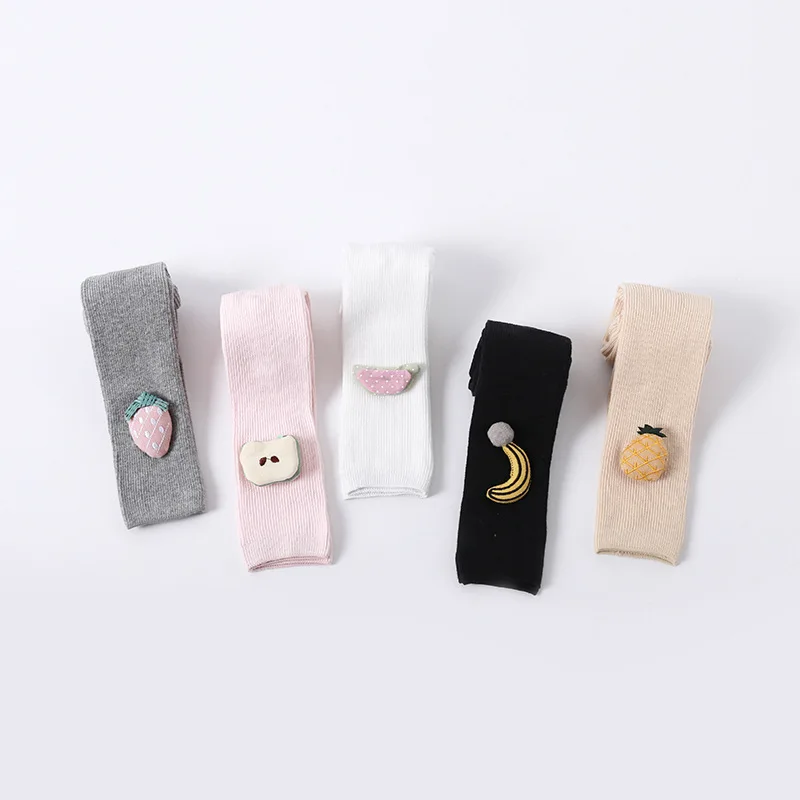 Autumn Winter Baby Leggings Cartoon Fruit Warm Comfortable Trousers Children Toddler Baby Boy Girl Leggings Pants