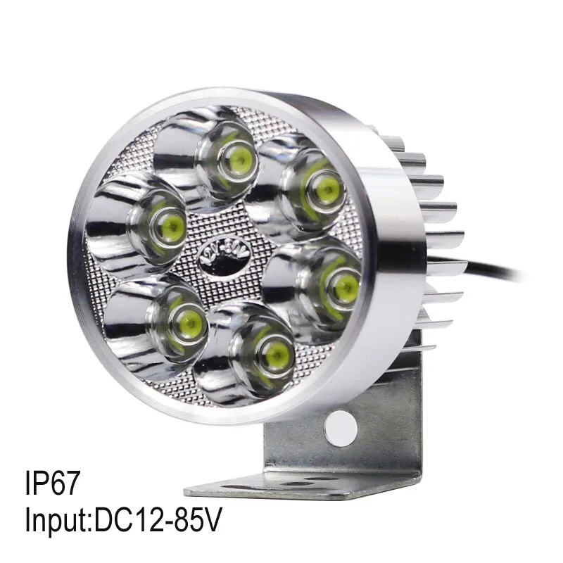 High quality Electrocar,E-Bike,Pedelec,Motorcycle,Motorbike DC12V 24V 36V 48V 60V 72V 80V LED light lamp free shipping 5pcs/lot