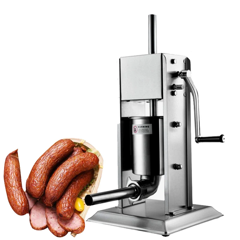 Churro Making Machine7L Sausage Stuffer Filler Sausage Salami Maker Manual Churrera Extruder Machine Stainless Steel 3 Options