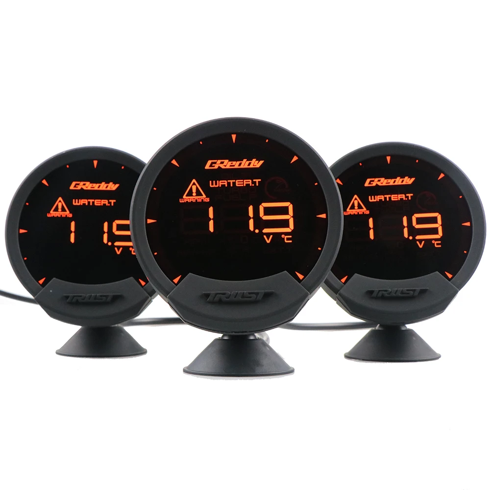 Greddi Sirius 7 Colors LCD Head Up Display Boost Water&Oil Temp Oil Press RPM Fuel Pressure Air-fuel Ratio EGT Gauge