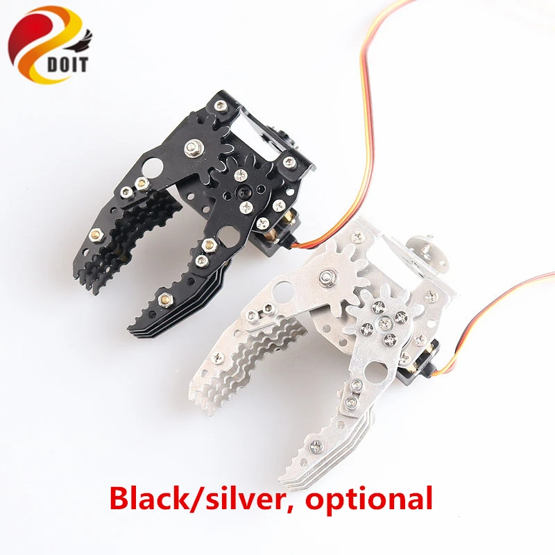 SZDOIT G6 Metal Robot Arm Gripper Mechanical Claw/Clamp With High Torque Servo RC Robotic Part Ecucational DIY For Arduino