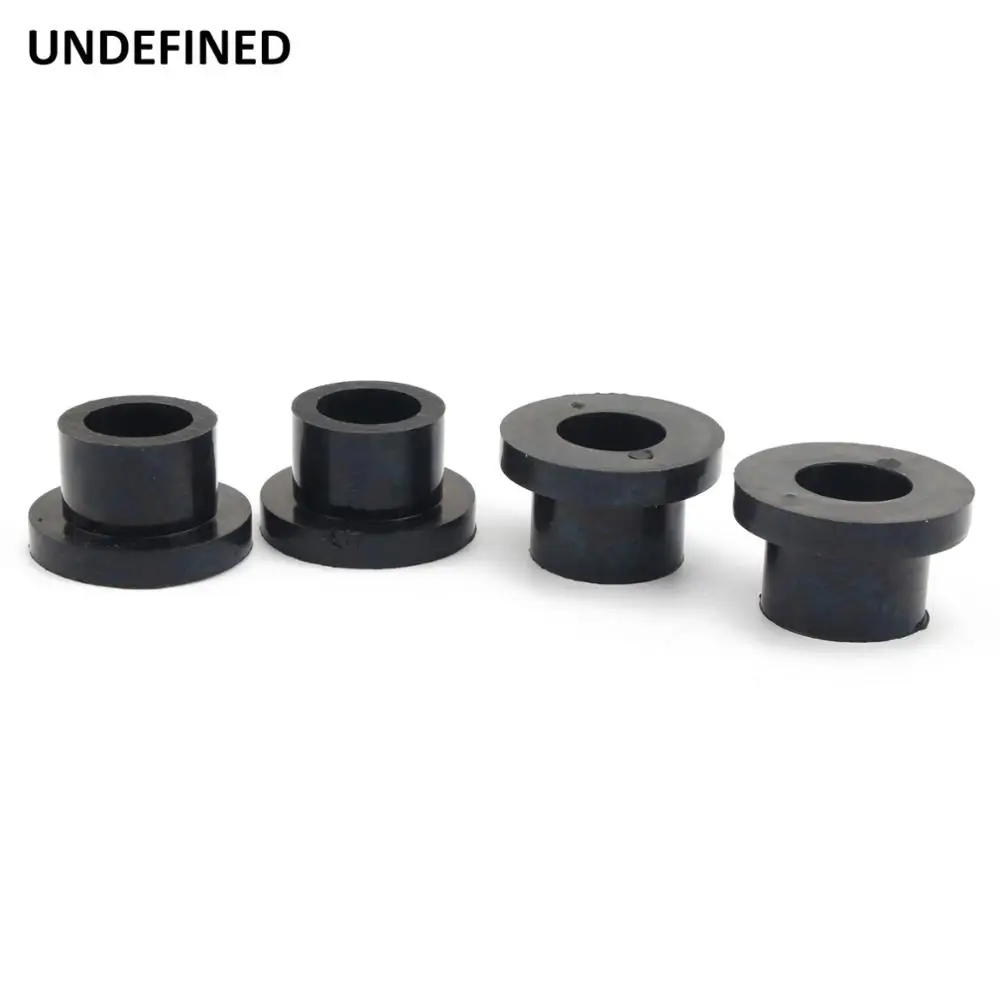 

4pcs Motorcycle Handlebar Bushing Kit Rubber Riser Insert Replacement For Harley Touring Electra Glide Dyna Softail Sportster XL