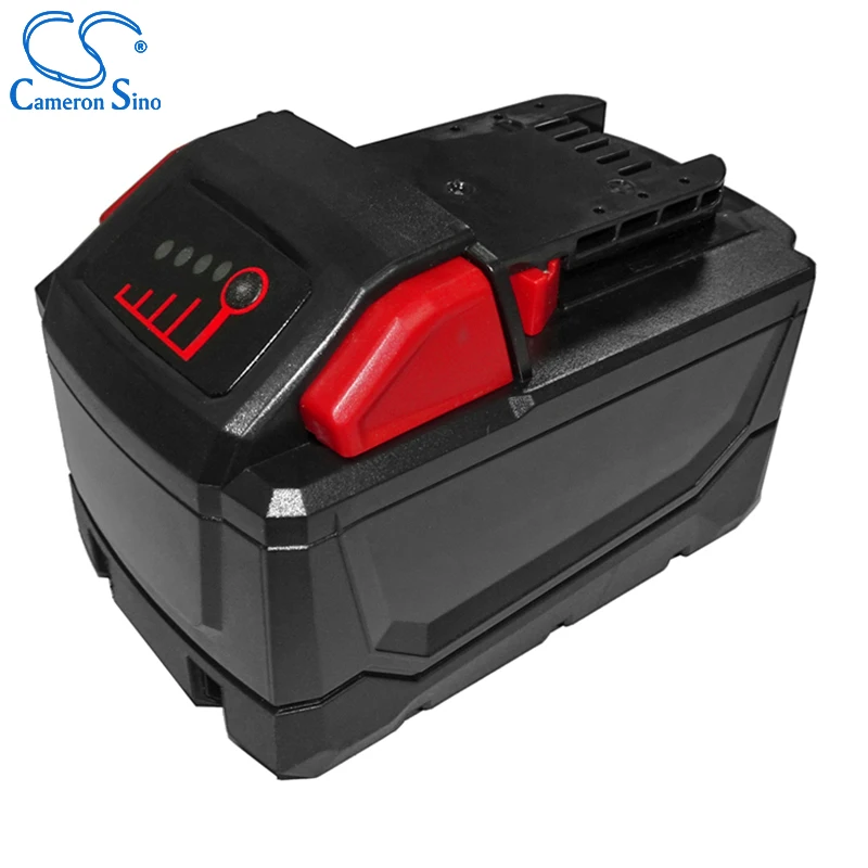 CameronSino – batterie de remplacement pour Milwaukee M18 2198323 48111815 2601 2610 2611 6000mAh, pour outils électriques