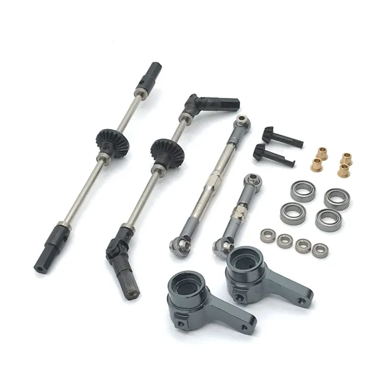 ﻿ ﻿ Suitable For MN Model 1/12 MN98 99S D90 D91 D96 RC Car Metal Upgraded Front  And Rear Axle Accessories ﻿