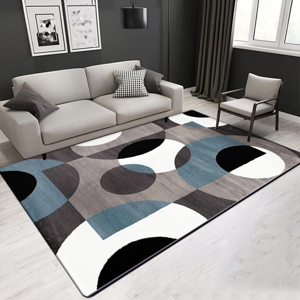 European Style Carpets for Living Room Large Area Rugs Home Carpet Bedroom Parlor Rug Geometric Mat Alfombra Para Cocina Tapis