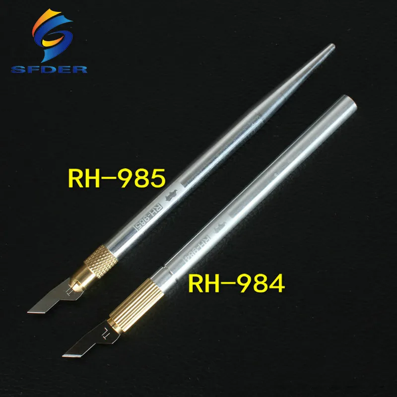 Metal Pure Copper Chuck Cutter RH-984/985 For Mobile Phone Film/Screen Shovel Glue, Cutting Paper Painting Repair Tools