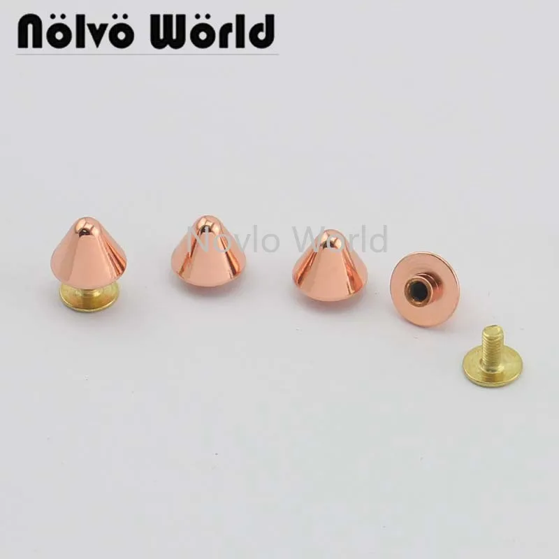 8 pieces test, small size small quantity metal studs bag handle rivets women handbag rivets diy hardware accessories