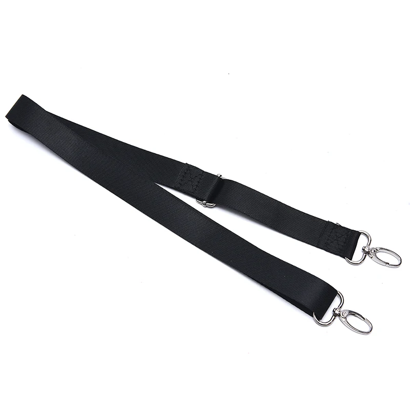 1pcs Black Adjustable Nylon 120x2.5cm Shoulder Bag Belt Replacement Laptop Crossbody Camera Strap