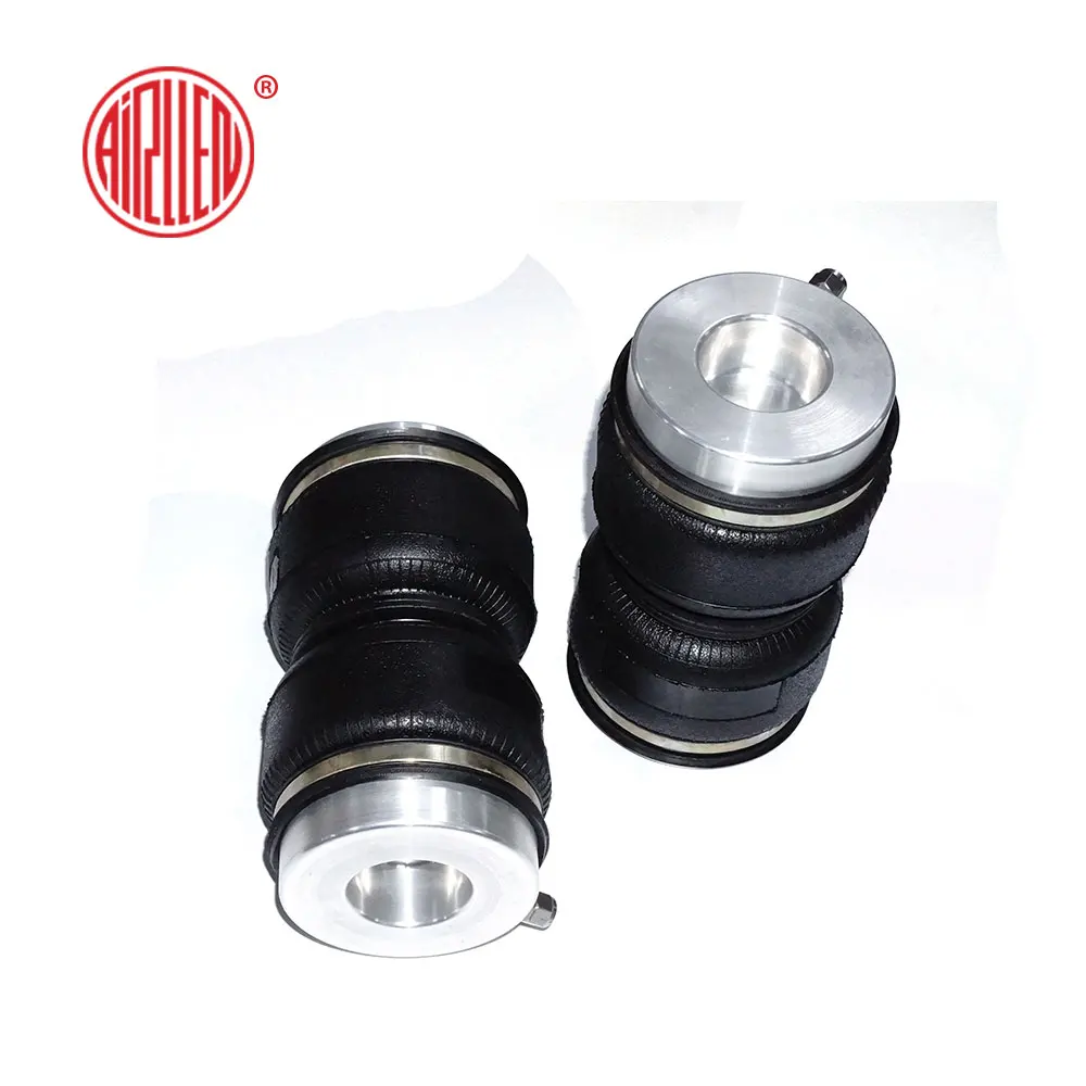 air suspension part a pair of rear airbags Airllen rubber spring for Nissan shock absorber double convolute pneumatic parts bag