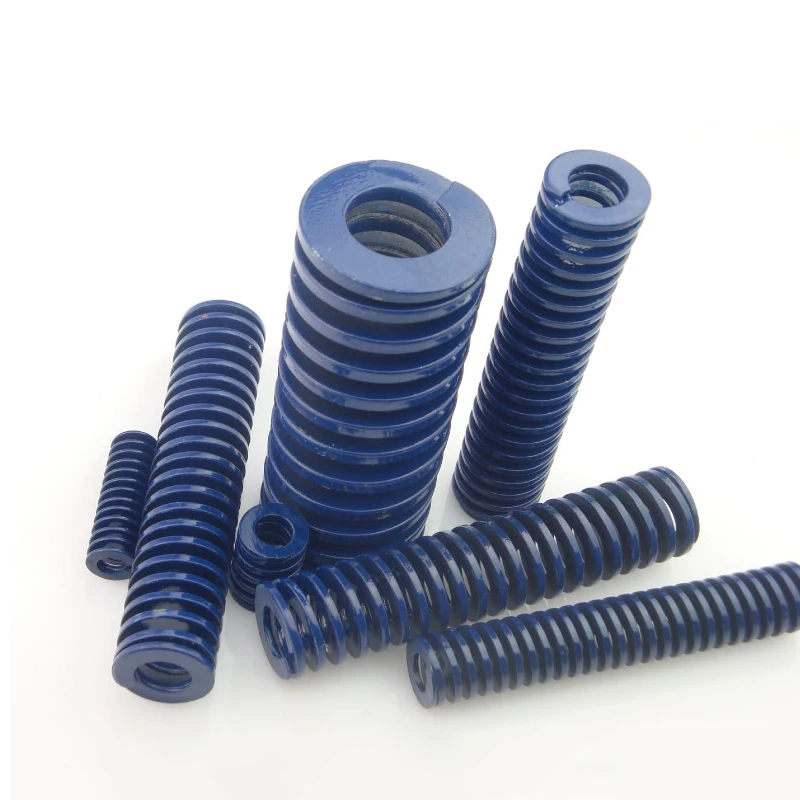 1 pz stampo blu Die molla di compressione carico leggero stampaggio molle diametro esterno 10mm diametro interno 5mm lunghezza 15mm - 100mm per Hardware