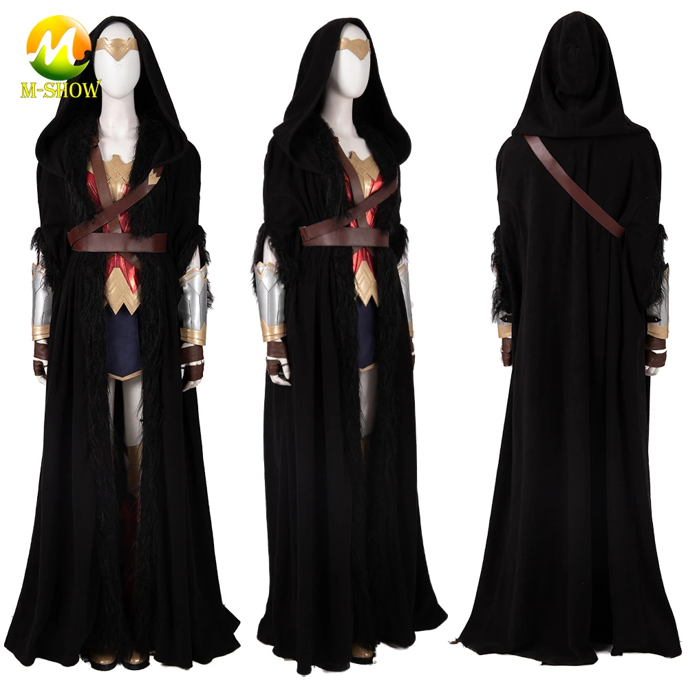 WW84 Cosplay Costume Diana Prince Sexy Dress Battle Outfit Corset Skirt Cloak Boots Full Set Halloween Uniforms for Audlt Women