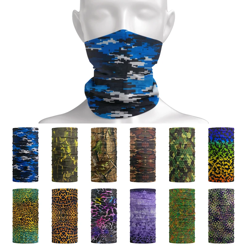 Outdoor Tactical Bandana Outdoor Survival Camouflage Headscarf Seamless Cycling Headband for Father's Day Happy Birthday Gifts