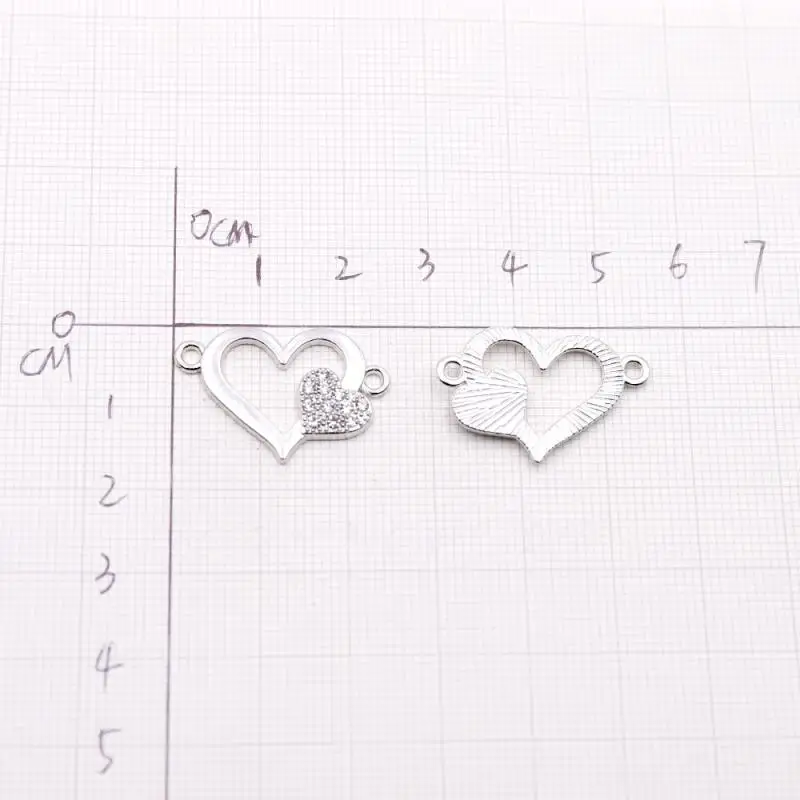 All Multiple Silver Color Cross Rhinestone Connectors Charms for Jewelry Making DIY Bracelets Charms Jewelry Accessories