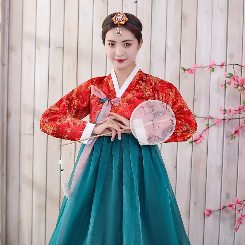 Hanbok Korean Traditional Clothing For Women Hanbok Dress Ancient Costume Retro Korean Fashion Stage Performance Clothing 10739